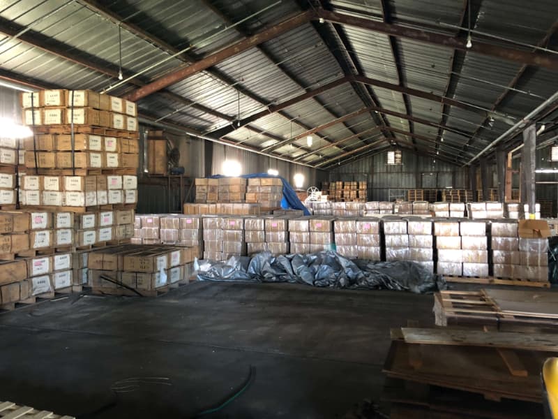 Newport News warehouse for mica splittings